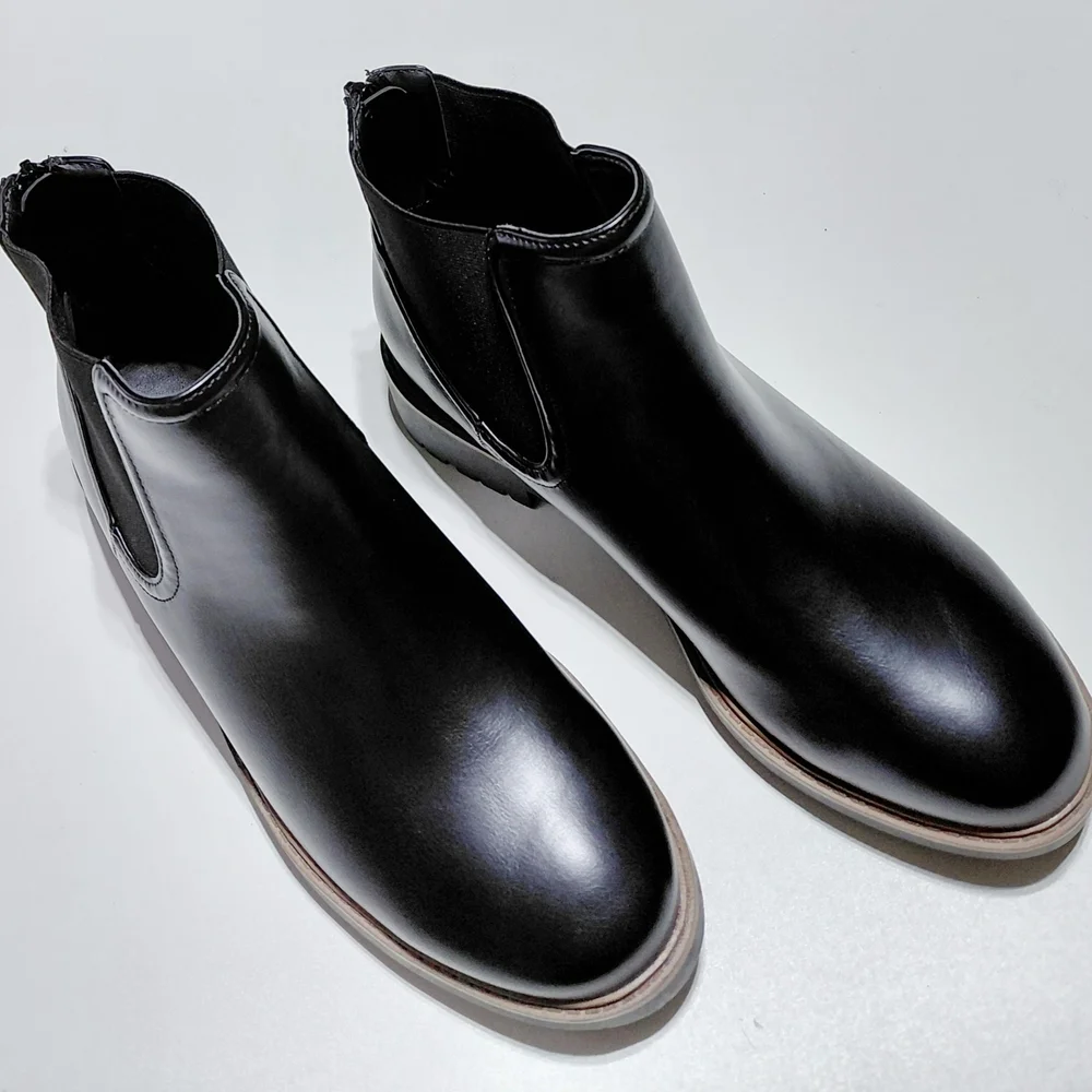 ESPRIT Women's Skylar Black Slip On Round Toe  Ankle Boot Size 8.5M